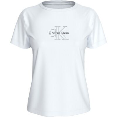 T-shirts & Polos Calvin Klein Jeans Lv047g831g Ss Classic Seasonal Άσπρο Medium θηλυκός T-shirts & Polos Calvin Klein Jeans Lv047g831g Ss Classic Seasonal Άσπρο Medium θηλυκός