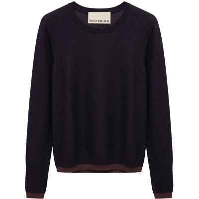 Πουλόβερ Pennyblack pbplusso-005 Violet Extra Large θηλυκός Πουλόβερ Pennyblack pbplusso-005 Violet Extra Large θηλυκός