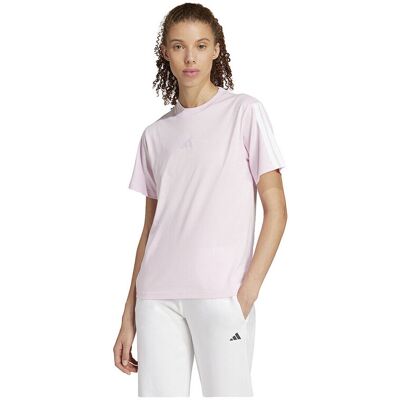 T-shirt με κοντά μανίκια adidas T-shirt Essentials 3 Stripes coton Ροζ Small θηλυκός T-shirt με κοντά μανίκια adidas T-shirt Essentials 3 Stripes coton Ροζ Small θηλυκός