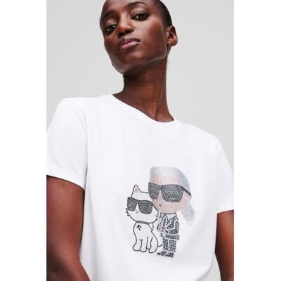 T-shirts & Polos Karl Lagerfeld A1w17131 Ikon Rs Duo Tshirt Άσπρο Extra Small θηλυκός T-shirts & Polos Karl Lagerfeld A1w17131 Ikon Rs Duo Tshirt Άσπρο Extra Small θηλυκός