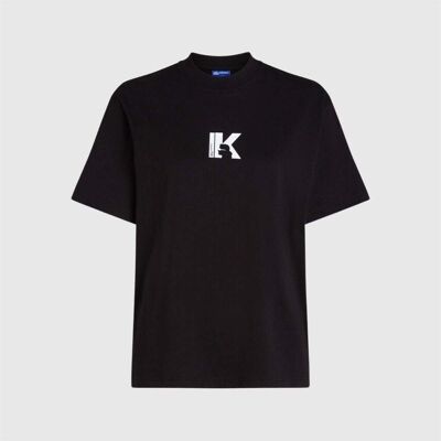 T-shirts & Polos Karl Lagerfeld Klj Slim Ss K Logo Tee Black Large θηλυκός T-shirts & Polos Karl Lagerfeld Klj Slim Ss K Logo Tee Black Large θηλυκός