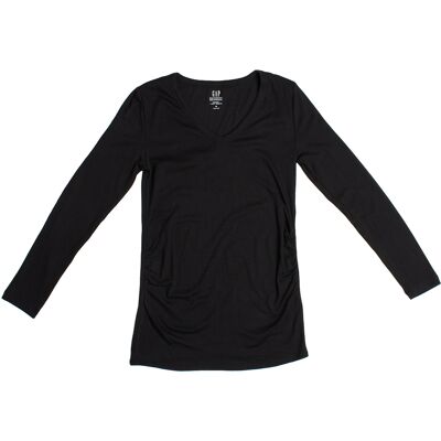 Μπλουζάκια με μακριά μανίκια Gap 719653 Black Medium θηλυκός Μπλουζάκια με μακριά μανίκια Gap 719653 Black Medium θηλυκός