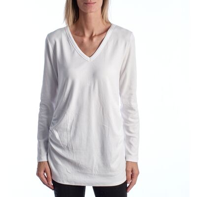 Μπλουζάκια με μακριά μανίκια Gap 719653 Άσπρο Extra Small θηλυκός Μπλουζάκια με μακριά μανίκια Gap 719653 Άσπρο Extra Small θηλυκός