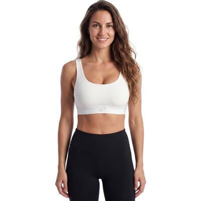 Αθλητικά μπουστάκια Gap 802617 Άσπρο Extra Small θηλυκός Αθλητικά μπουστάκια Gap 802617 Άσπρο Extra Small θηλυκός