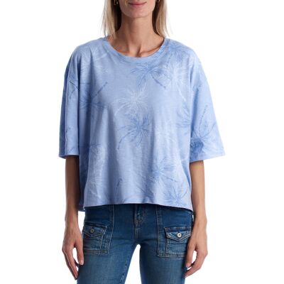 T-shirt με κοντά μανίκια Gap 866972 Μπλέ Extra Small θηλυκός T-shirt με κοντά μανίκια Gap 866972 Μπλέ Extra Small θηλυκός