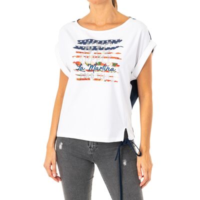 T-shirt με κοντά μανίκια La Martina LWR308 Multicolour Extra Small θηλυκός T-shirt με κοντά μανίκια La Martina LWR308 Multicolour Extra Small θηλυκός