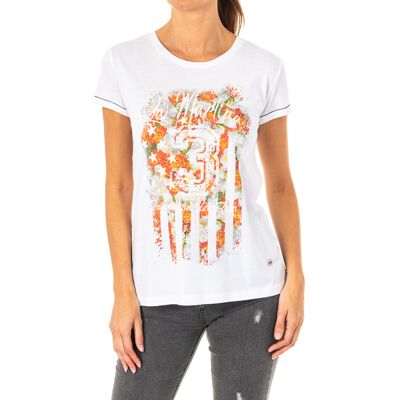 T-shirt με κοντά μανίκια La Martina LWR309 Άσπρο Small θηλυκός T-shirt με κοντά μανίκια La Martina LWR309 Άσπρο Small θηλυκός