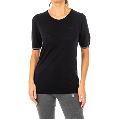 T-shirt με κοντά μανίκια La Martina LWS001 Black Extra Small θηλυκός T-shirt με κοντά μανίκια La Martina LWS001 Black Extra Small θηλυκός