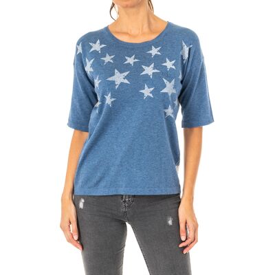 T-shirt με κοντά μανίκια La Martina LWS011 Μπλέ Extra Small θηλυκός T-shirt με κοντά μανίκια La Martina LWS011 Μπλέ Extra Small θηλυκός