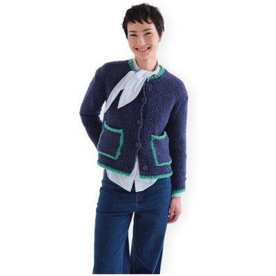 Μπουφάν / Ζακέτες Compania Fantastica COMPAÑIA FANTÁSTICA Cardigan 10305 - Navy Blue Μπλέ Medium θηλυκός Μπουφάν / Ζακέτες Compania Fantastica COMPAÑIA FANTÁSTICA Cardigan 10305 - Navy Blue Μπλέ Medium θηλυκός