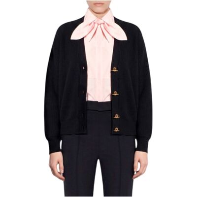 Μπουφάν / Ζακέτες Elisabetta Franchi MK01S66E2 Black IT 40 θηλυκός Μπουφάν / Ζακέτες Elisabetta Franchi MK01S66E2 Black IT 40 θηλυκός