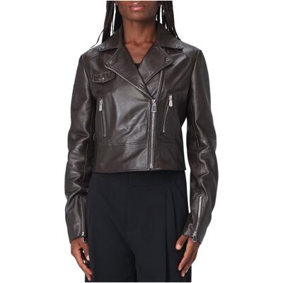 Μπουφάν Pinko 106247A3EB Brown IT 42 θηλυκός Μπουφάν Pinko 106247A3EB Brown IT 42 θηλυκός