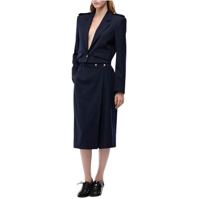 Μπουφάν Pinko 107715A3MS Μπλέ IT 44 θηλυκός Μπουφάν Pinko 107715A3MS Μπλέ IT 44 θηλυκός