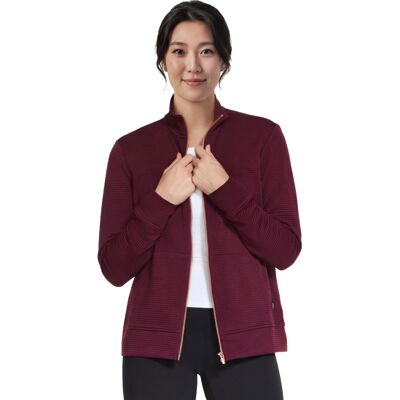 Ζακέτα Skechers Go Walk Everywhere Full Zip Hoodless Bordeaux Extra Small θηλυκός Ζακέτα Skechers Go Walk Everywhere Full Zip Hoodless Bordeaux Extra Small θηλυκός