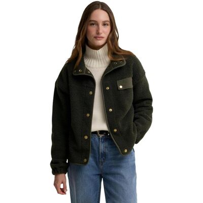 Σακάκια Barbour MABEL FLEECE 262MLFL0095 Green Large θηλυκός Σακάκια Barbour MABEL FLEECE 262MLFL0095 Green Large θηλυκός