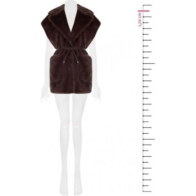 Γιλέκα κοστουμιού Rinascimento CFC0127131003 Brown Medium θηλυκός Γιλέκα κοστουμιού Rinascimento CFC0127131003 Brown Medium θηλυκός