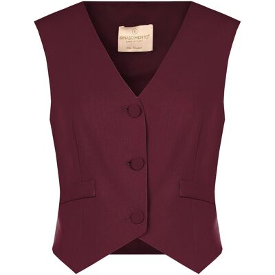 Μπουφάν Rinascimento CFC0130198003 Bordeaux Extra Small θηλυκός Μπουφάν Rinascimento CFC0130198003 Bordeaux Extra Small θηλυκός