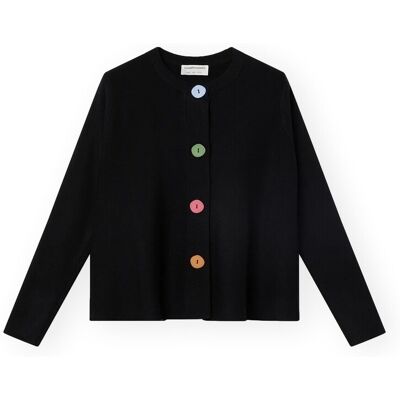 Παλτό Compania Fantastica COMPAÑIA FANTÁSTICA 10225 Cardigan - Black Multicolour Extra Small θηλυκός Παλτό Compania Fantastica COMPAÑIA FANTÁSTICA 10225 Cardigan - Black Multicolour Extra Small θηλυκός