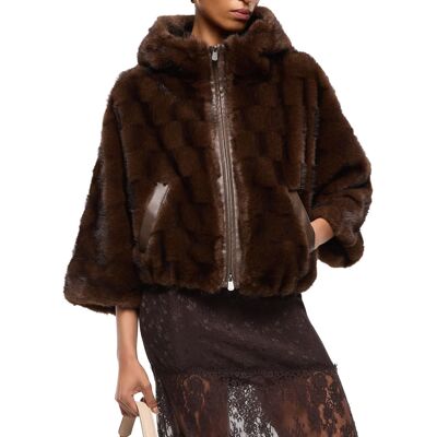 Παλτό Pinko 107054_a3c5-m11 Brown Small θηλυκός Παλτό Pinko 107054_a3c5-m11 Brown Small θηλυκός