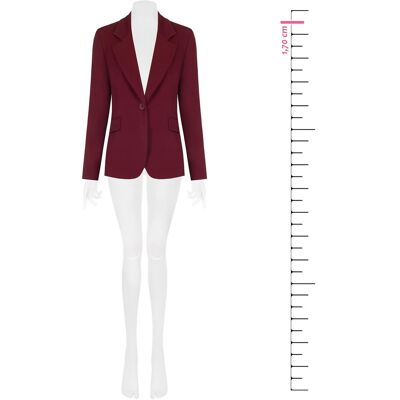 Μπουφάν Rinascimento CFC0131893003 Bordeaux Small θηλυκός Μπουφάν Rinascimento CFC0131893003 Bordeaux Small θηλυκός