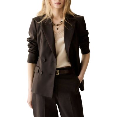 Σακάκια Pennyblack pbpcapanna-005 Brown IT 42 θηλυκός Σακάκια Pennyblack pbpcapanna-005 Brown IT 42 θηλυκός