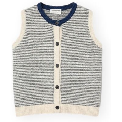 Μπουφάν / Ζακέτες Compania Fantastica COMPAÑIA FANTÁSTICA Vest 10242 - White/Grey Μπλέ Extra Small θηλυκός Μπουφάν / Ζακέτες Compania Fantastica COMPAÑIA FANTÁSTICA Vest 10242 - White/Grey Μπλέ Extra Small θηλυκός