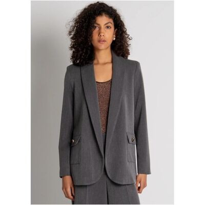 Μπουφάν Fracomina FY26WJ3016W76101 Grey Extra Small θηλυκός Μπουφάν Fracomina FY26WJ3016W76101 Grey Extra Small θηλυκός