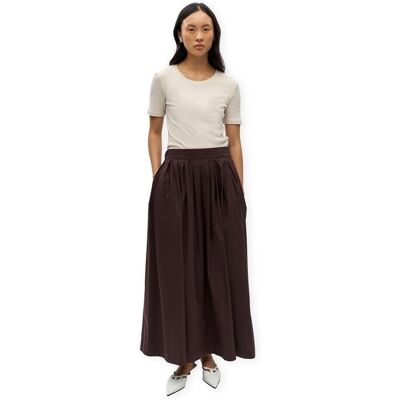 Κοντές Φούστες Object Paige HW Skirt - Chocolate Plum Brown FR 40 Κοντές Φούστες Object Paige HW Skirt - Chocolate Plum Brown FR 40