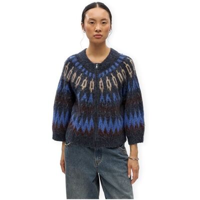Μπουφάν / Ζακέτες Object Jaade Diana Cardigan - Sky Captain/Multicolor Μπλέ Small θηλυκός Μπουφάν / Ζακέτες Object Jaade Diana Cardigan - Sky Captain/Multicolor Μπλέ Small θηλυκός