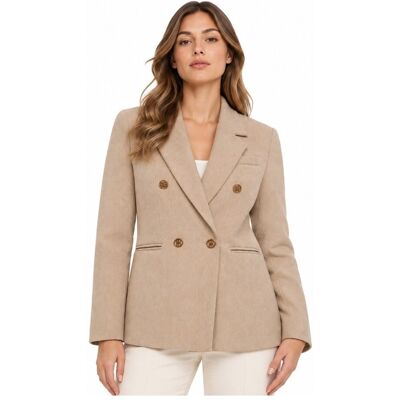 Μπουφάν Fracomina FS26WJ3001W59701 Beige Extra Small θηλυκός Μπουφάν Fracomina FS26WJ3001W59701 Beige Extra Small θηλυκός