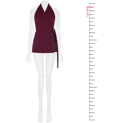 Μπουφάν Rinascimento CFC0130834003 Bordeaux Extra Small θηλυκός Μπουφάν Rinascimento CFC0130834003 Bordeaux Extra Small θηλυκός