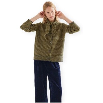 Μπουφάν / Ζακέτες Compania Fantastica COMPAÑIA FANTÁSTICA Cardigan 10267 - Navy Blue/Mustard Yellow Small θηλυκός Μπουφάν / Ζακέτες Compania Fantastica COMPAÑIA FANTÁSTICA Cardigan 10267 - Navy Blue/Mustard Yellow Small θηλυκός