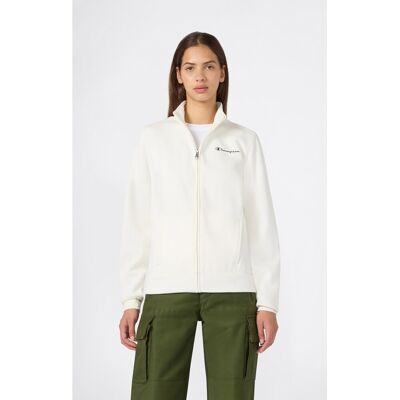 Ζακέτα Champion Full Zip Suit Άσπρο Medium θηλυκός Ζακέτα Champion Full Zip Suit Άσπρο Medium θηλυκός