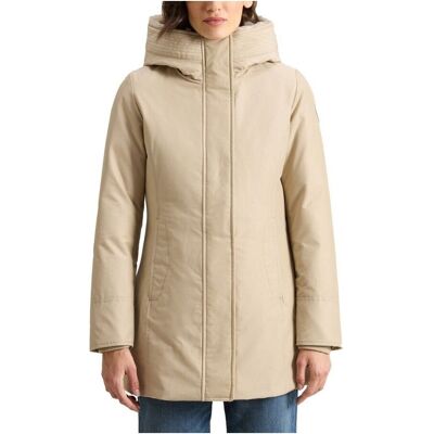 Μπουφάν Woolrich WWOU2265FR Beige Small θηλυκός Μπουφάν Woolrich WWOU2265FR Beige Small θηλυκός