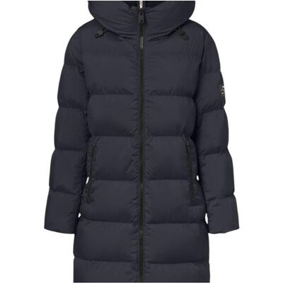 Παλτό Ecoalf MCWGAJKMANLI0987W26 Μπλέ Small θηλυκός Παλτό Ecoalf MCWGAJKMANLI0987W26 Μπλέ Small θηλυκός