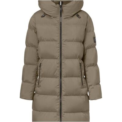Παλτό Ecoalf MCWGAJKMANLI0987W26 Beige Extra Small θηλυκός Παλτό Ecoalf MCWGAJKMANLI0987W26 Beige Extra Small θηλυκός