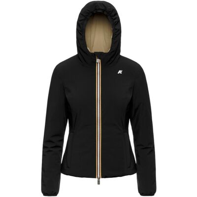 Σακάκια K-Way Lily St Warm Double Black Large θηλυκός Σακάκια K-Way Lily St Warm Double Black Large θηλυκός
