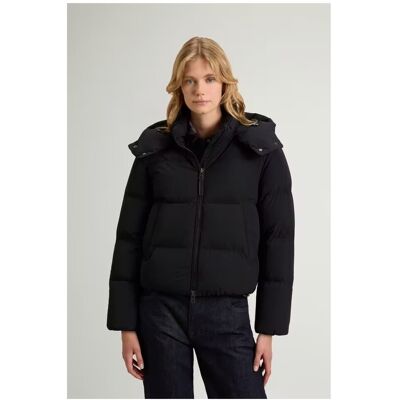 Μπουφάν Woolrich WWOU2227FR Black Medium θηλυκός Μπουφάν Woolrich WWOU2227FR Black Medium θηλυκός