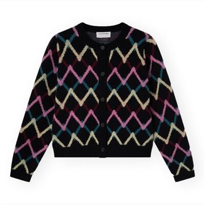 Μπουφάν / Ζακέτες Compania Fantastica COMPAÑIA FANTÁSTICA Cardigan 10367 - Geometric Black Small θηλυκός Μπουφάν / Ζακέτες Compania Fantastica COMPAÑIA FANTÁSTICA Cardigan 10367 - Geometric Black Small θηλυκός