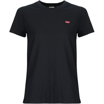 T-shirt με κοντά μανίκια Levis PERFECT TEE Black Small θηλυκός T-shirt με κοντά μανίκια Levis PERFECT TEE Black Small θηλυκός