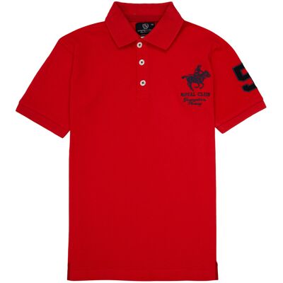 Πόλο με κοντά μανίκια Geographical Norway KAMPAI Red 10 ans Πόλο με κοντά μανίκια Geographical Norway KAMPAI Red 10 ans