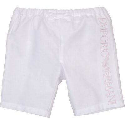 Emporio Armani Aniss Λευκά Σορτς - Shorts / Bermuda Emporio Armani Aniss Λευκά Σορτς - Shorts / Bermuda