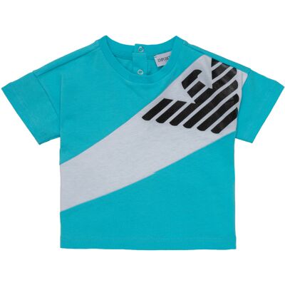 Giorgio Armani T-shirt με κοντά μανίκια Emporio Armani Alois Μπλέ 9 mois Giorgio Armani T-shirt με κοντά μανίκια Emporio Armani Alois Μπλέ 9 mois
