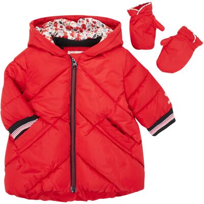 Χοντρό Μπουφάν Catimini CR42013-38 Red 9 mois Χοντρό Μπουφάν Catimini CR42013-38 Red 9 mois