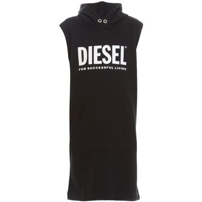 Κοντά Φορέματα Diesel DILSET Black 12 ans Κοντά Φορέματα Diesel DILSET Black 12 ans