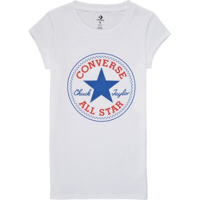 T-shirt με κοντά μανίκια Converse TIMELESS CHUCK PATCH TEE Άσπρο 13 / 15 ans T-shirt με κοντά μανίκια Converse TIMELESS CHUCK PATCH TEE Άσπρο 13 / 15 ans