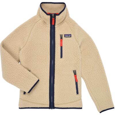 Fleece Patagonia RETRO PILE JACKET Beige 10 ans Fleece Patagonia RETRO PILE JACKET Beige 10 ans