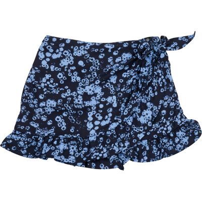 Shorts & Βερμούδες Only KOGLINO FAKE WRAP SKORT CP PTM Μπλέ 11 ans Shorts & Βερμούδες Only KOGLINO FAKE WRAP SKORT CP PTM Μπλέ 11 ans