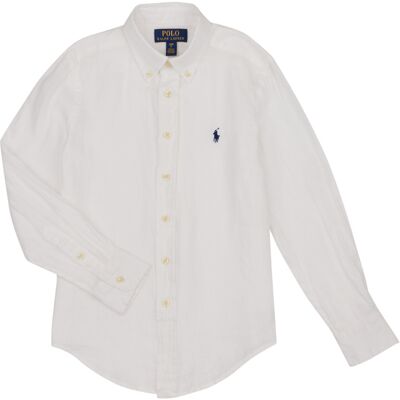 Πουκάμισο με μακριά μανίκια Polo Ralph Lauren CLBDPPC-SHIRTS-SPORT SHIRT Άσπρο 10 / 12 ans Πουκάμισο με μακριά μανίκια Polo Ralph Lauren CLBDPPC-SHIRTS-SPORT SHIRT Άσπρο 10 / 12 ans
