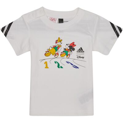T-shirt με κοντά μανίκια adidas I DY MM T Άσπρο 3 / 6 mois T-shirt με κοντά μανίκια adidas I DY MM T Άσπρο 3 / 6 mois